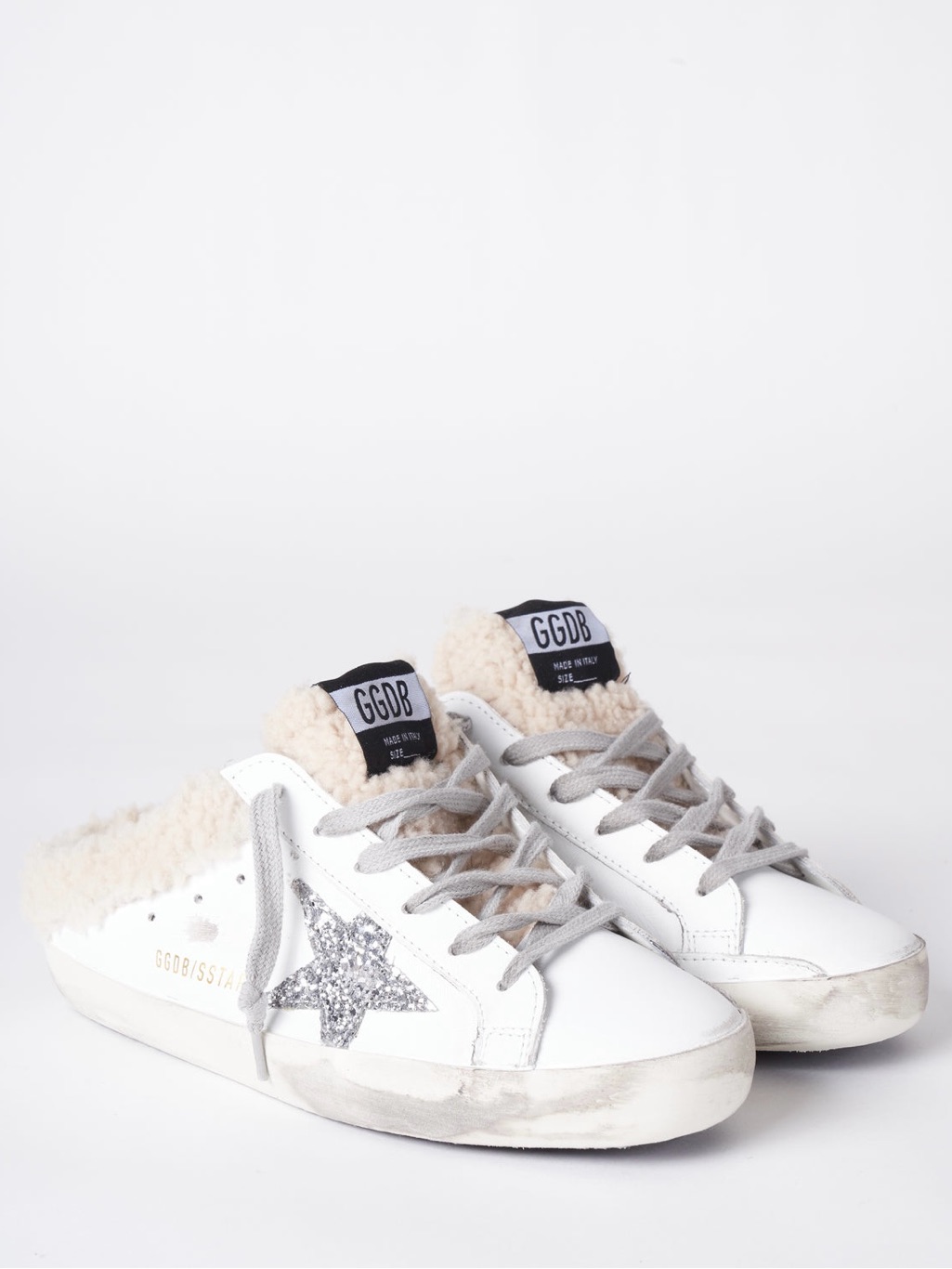 Golden Goose Superstar Shearling Sabot Sneakers